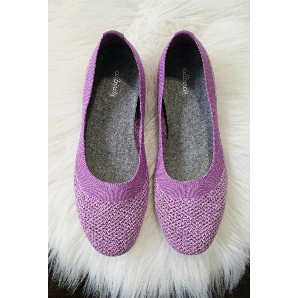 ALLBIRDS Tree Breezers Ballet Flats Purple Women's Size US 9